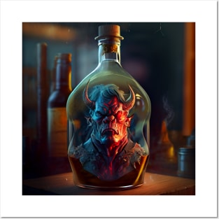 Demon in a bottle Posters and Art